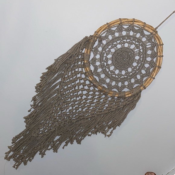 Handwoven Macrame Tulum Dreamcatcher - Picture 1 of 7